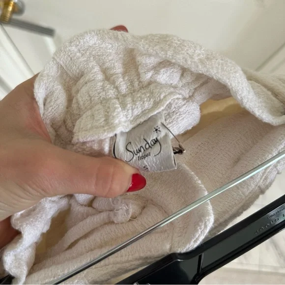 NWT Sunday St. Tropez Fiesta Cotton Shorts - White - Picture 9 of 13